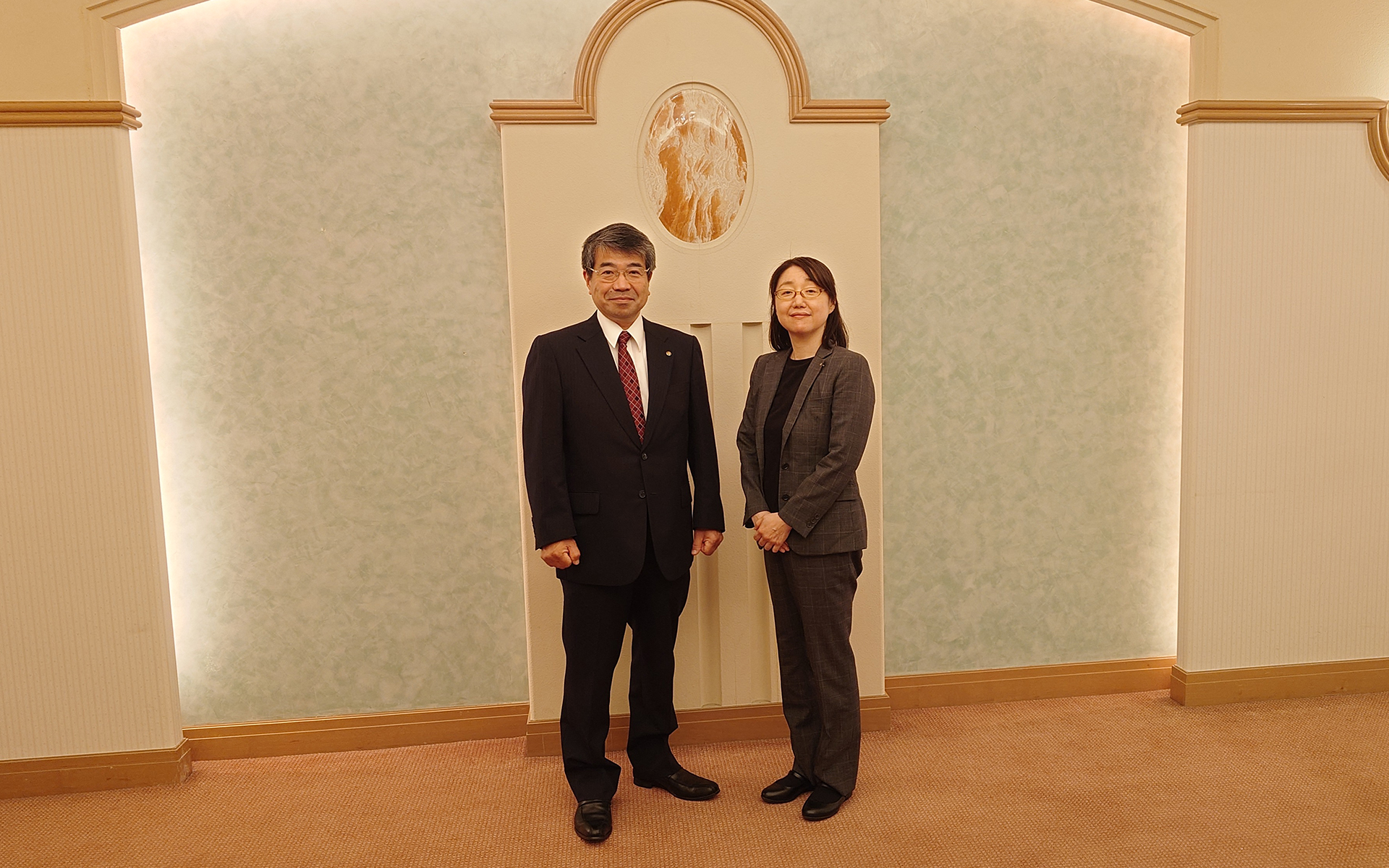 2025-2026年度 高田ロータリークラブ 会長 霜村 浩　幹事 原野聖子